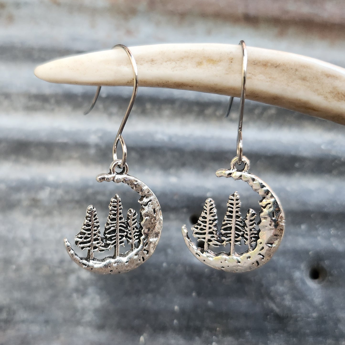 Bad Jenny Forest Moon Earrings
