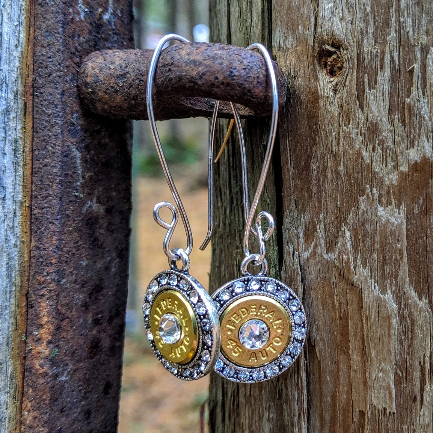 Badass Rhinestone Cowgirl & Short Cowgirl Earrings