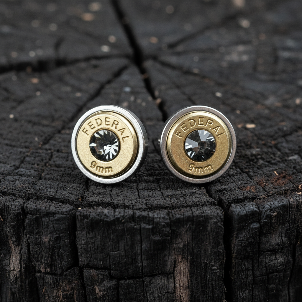 Badass Pistol Post Earrings