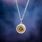 Necklace with a round pendant