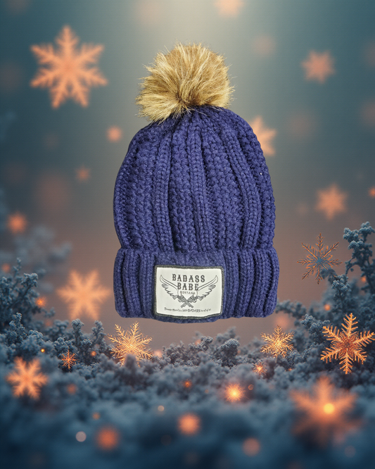 Badass Babe Furry Poms